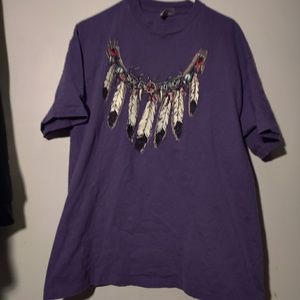 Custom purple shirt